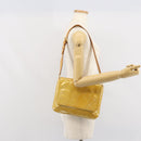 LOUIS VUITTON Monogram Vernis Thompson Street Bag Beige M91301 LV Auth ep12921-22