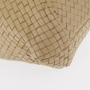 BOTTEGA VENETA INTRECCIATO Tote Bag Leather Beige Auth ep12922-9