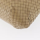 BOTTEGA VENETA INTRECCIATO Tote Bag Leather Beige Auth ep12922-16