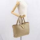 BOTTEGA VENETA INTRECCIATO Tote Bag Leather Beige Auth ep12922-23