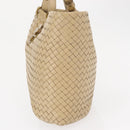 BOTTEGA VENETA INTRECCIATO Tote Bag Leather Beige Auth ep12922-3