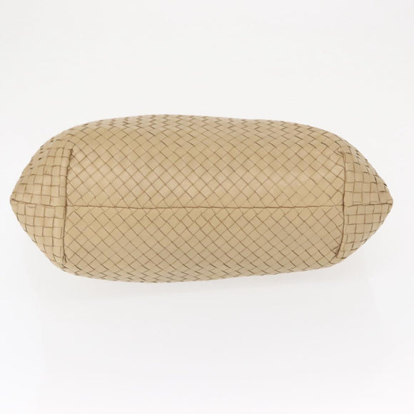 BOTTEGA VENETA INTRECCIATO Tote Bag Leather Beige Auth ep12922