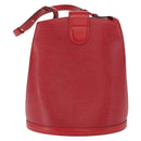 LOUIS VUITTON Epi Cluny Shoulder Bag Red M52257 LV Auth ep12923-2
