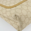 GUCCI GG Plus Supreme Web Sherry Line Tote Bag PVC White Auth ep12927-11