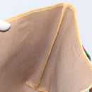 GUCCI GG Plus Supreme Web Sherry Line Tote Bag PVC White Auth ep12927-17