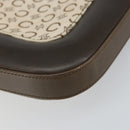 CELINE C Macadam Canvas Shoulder Bag Beige Gold Auth ep12930-15