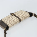 CELINE C Macadam Canvas Shoulder Bag Beige Gold Auth ep12930-6