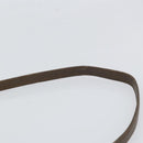 CELINE C Macadam Canvas Shoulder Bag Beige Gold Auth ep12930-8