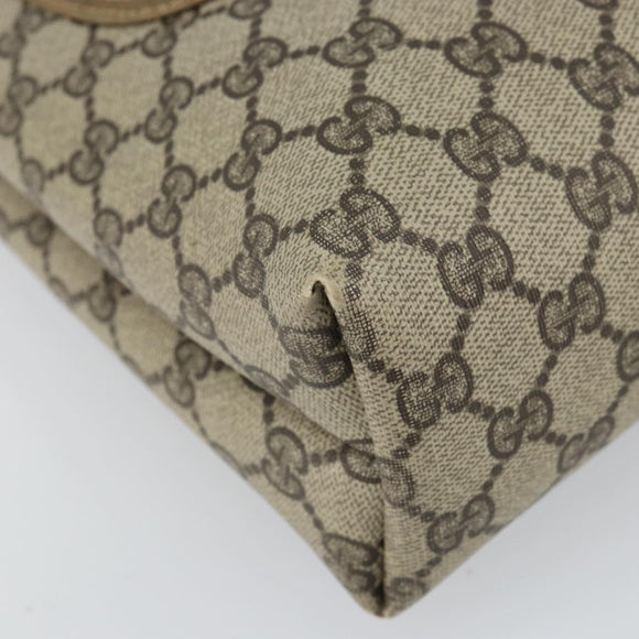 GUCCI GG Supreme Web Sherry Line Tote Bag PVC Beige 002 23 4487 Auth ep12936