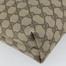 GUCCI GG Supreme Web Sherry Line Tote Bag PVC Beige 002 23 4487 Auth ep12936-13