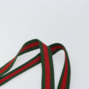 GUCCI GG Supreme Web Sherry Line Tote Bag PVC Beige 002 23 4487 Auth ep12936-8