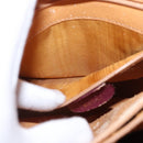 GUCCI Bamboo Hand Bag Suede Purple Gold 002 123 0260 Auth ep12937-22