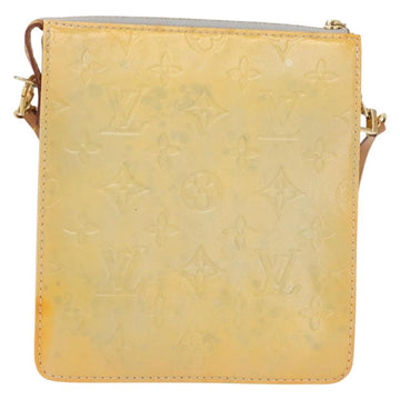 LOUIS VUITTON Monogram Vernis Motto Accessory Pouch Gris M91030 LV Auth ep12938 - 0