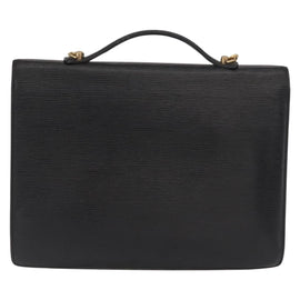 LOUIS VUITTON Epi Porte Documents Bandouliere Black M54462 LV Auth ep12940 - 0