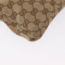 GUCCI GG Canvas Web Sherry Line Waist bag Beige Silver 28566 Auth ep12942-15