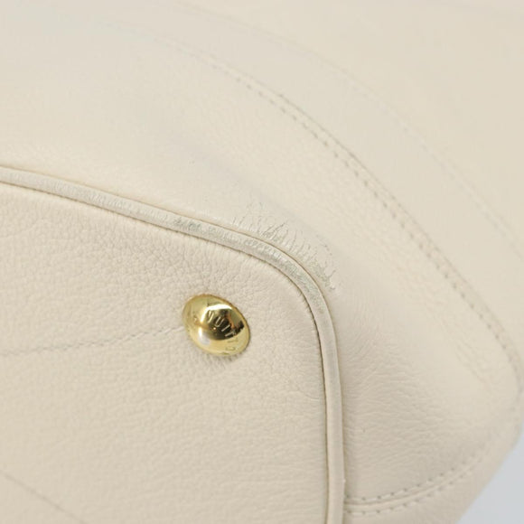 LOUIS VUITTON Monogram Empreinte Citadine PM Tote Bag Neige M40554 Auth ep12944