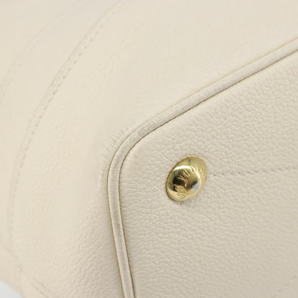 LOUIS VUITTON Monogram Empreinte Citadine PM Tote Bag Neige M40554 Auth ep12944