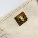 LOUIS VUITTON Monogram Empreinte Citadine PM Tote Bag Neige M40554 Auth ep12944-15