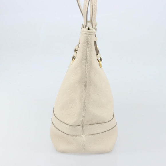 LOUIS VUITTON Monogram Empreinte Citadine PM Tote Bag Neige M40554 Auth ep12944