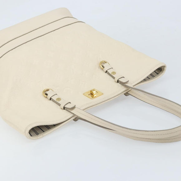 LOUIS VUITTON Monogram Empreinte Citadine PM Tote Bag Neige M40554 Auth ep12944