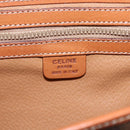 CELINE Macadam Canvas Hand Bag PVC Leather 2way Brown Gold Auth ep12949V-21