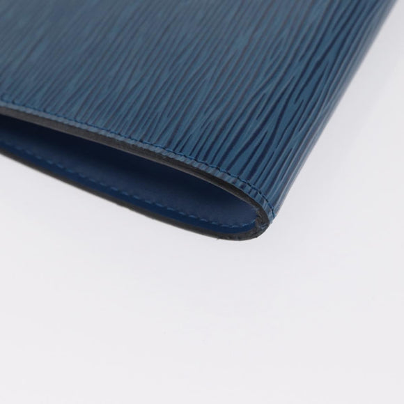 LOUIS VUITTON Epi Pochette Accessoires Beutel Blau M52985 LV Auth ep12951