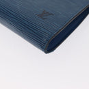 LOUIS VUITTON Epi Pochette Accessoires Beutel Blau M52985 LV Auth ep12951-15
