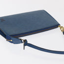 LOUIS VUITTON Epi Pochette Accessoires Beutel Blau M52985 LV Auth ep12951-6