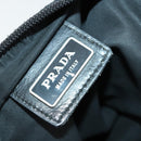 PRADA Shoulder Bag Nylon Black Silver Auth ep12954-10