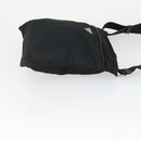 PRADA Shoulder Bag Nylon Black Silver Auth ep12954-3