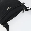 PRADA Shoulder Bag Nylon Black Silver Auth ep12954-6