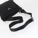 PRADA Shoulder Bag Nylon Black Silver Auth ep12954-7