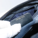 GUCCI GG Supreme Sherry Line Boston Bag PVC Leather Navy Gold Auth ep12955-22