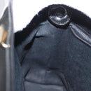 GUCCI Hand Bag Patent leather Black Gold Auth ep12956-20