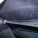 GUCCI Hand Bag Patent leather Black Gold Auth ep12956-12