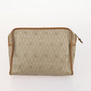 Christian Dior Trotter Honeycomb Canvas Bag Leather PVC 3 Set Beige Auth ep12961-10