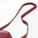 Christian Dior Umhängetasche PVC Bordeaux Gold Auth ep12962V-8