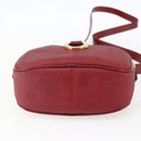 Christian Dior Umhängetasche PVC Bordeaux Gold Auth ep12962V-5