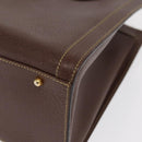 GUCCI Bamboo Hand Bag Leather Black Gold 002 1186 0260 Auth ep12963-15