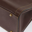 GUCCI Bamboo Hand Bag Leather Black Gold 002 1186 0260 Auth ep12963-17