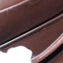 Christian Dior Hand Bag Leather Brown Gold Auth ep12967-12
