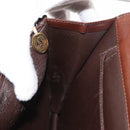 Christian Dior Hand Bag Leather Brown Gold Auth ep12967-19
