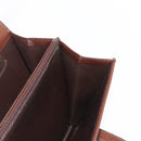 Christian Dior Hand Bag Leather Brown Gold Auth ep12967-22