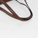 Christian Dior Hand Bag Leather Brown Gold Auth ep12967-7