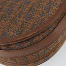 Burberrys Shoulder Bag Canvas Brown Gold Auth ep12970-15