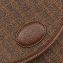Burberrys Shoulder Bag Canvas Brown Gold Auth ep12970-17