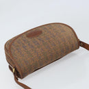 Burberrys Shoulder Bag Canvas Brown Gold Auth ep12970-6