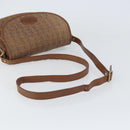 Burberrys Shoulder Bag Canvas Brown Gold Auth ep12970-7