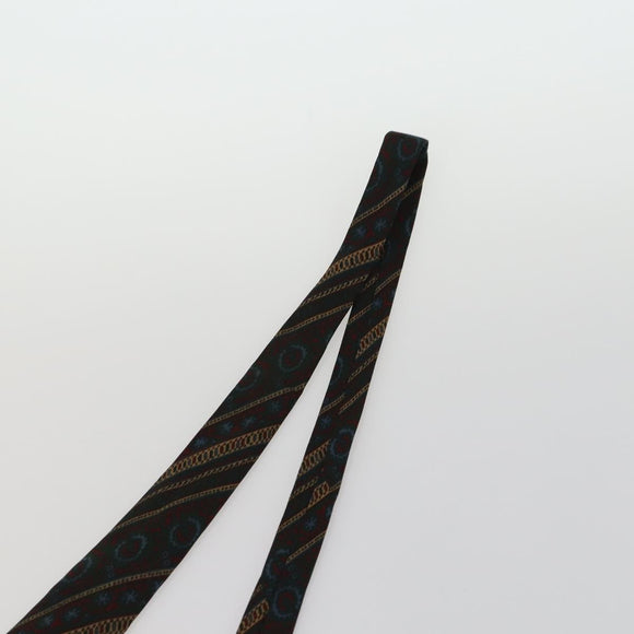 HERMES Chanel Louis Vuitton Necktie 3 Set Blue Green Auth ep12971