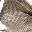 SAINT LAURENT Clutch Bag PVC Gray Beige Auth ep12972V-11